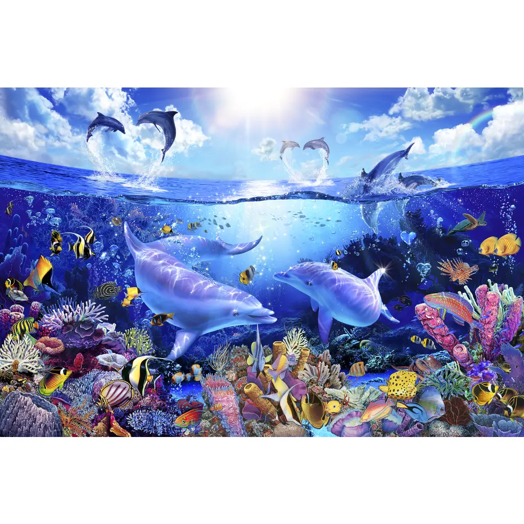 Phil Vanderlei作ブロンズ彫刻☆DOLPHIN IN CORAL】 Phil Vanderlei作