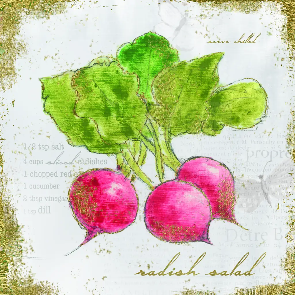Fruit /Vege decorative tile-Garden Treasures XII-Tile Mural