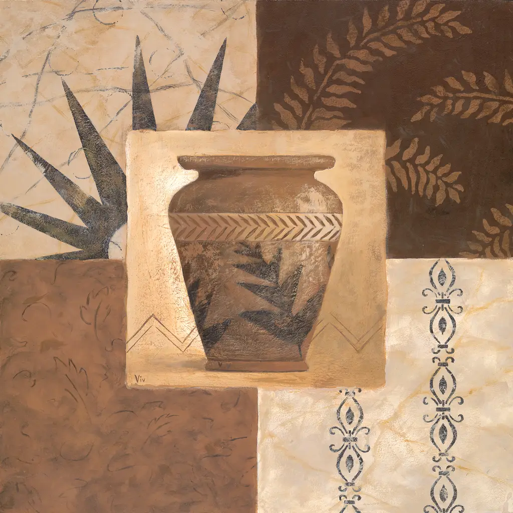 Art with Pots/VasesSwahili Vase ITile Mural