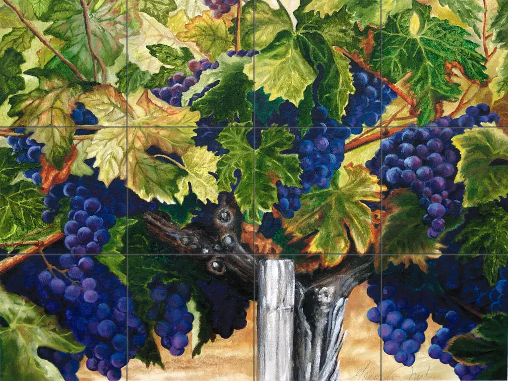 MT-Ancient Vine II - Tile Mural