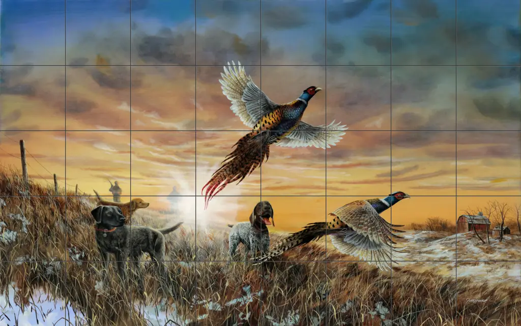 Decorative tile with sports-Opening Day-Tile Mural